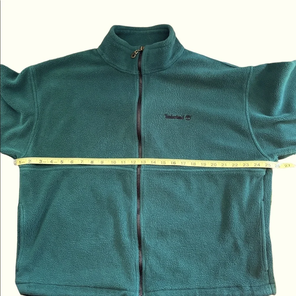 Timberland performance hunter green long sleeve zip up fleece jacket size large - Picture 8 of 12